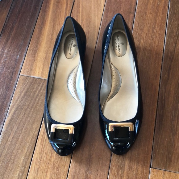 Bandolino Shoes - Bandolino black wedge flats